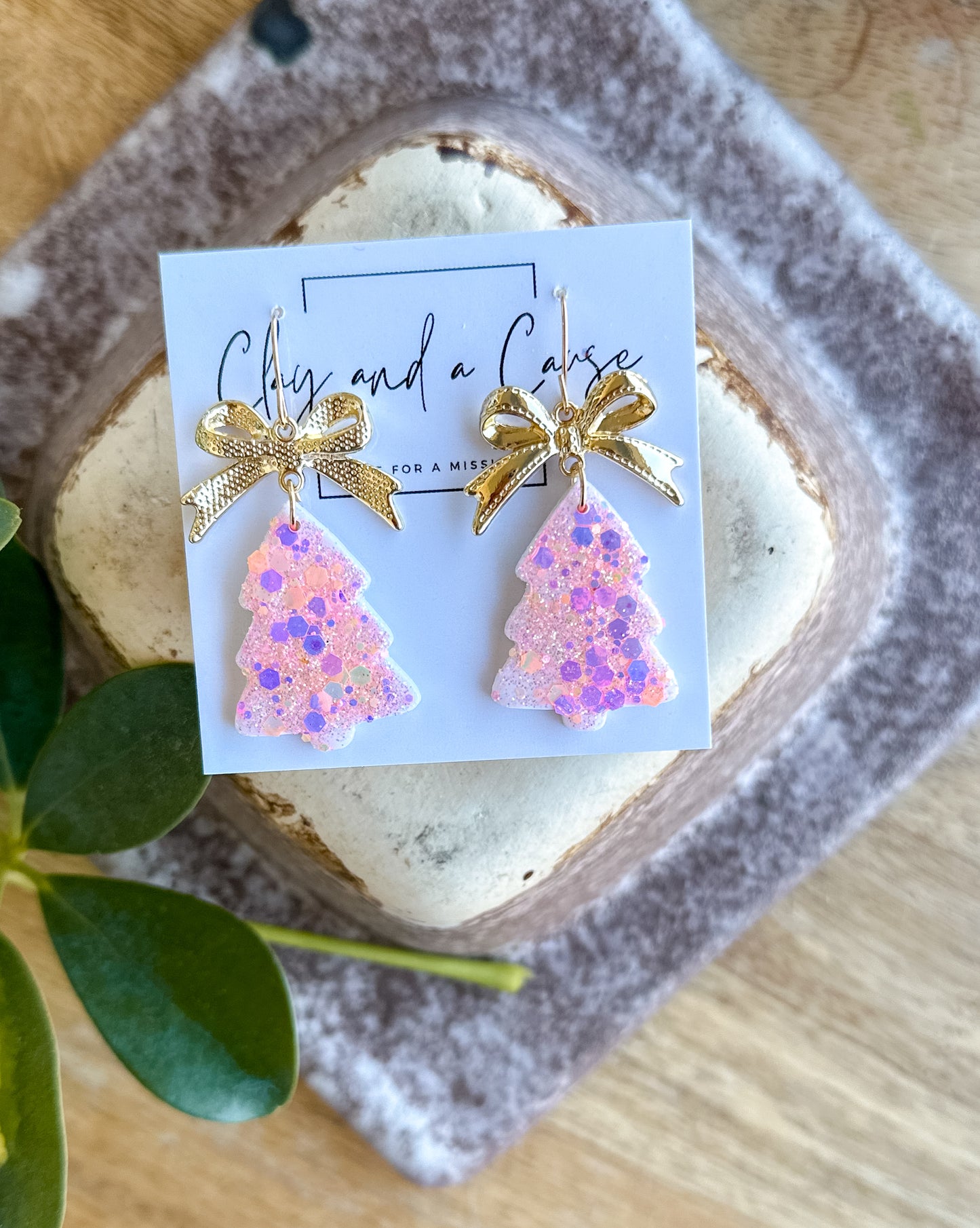 Glitter Bow Tree