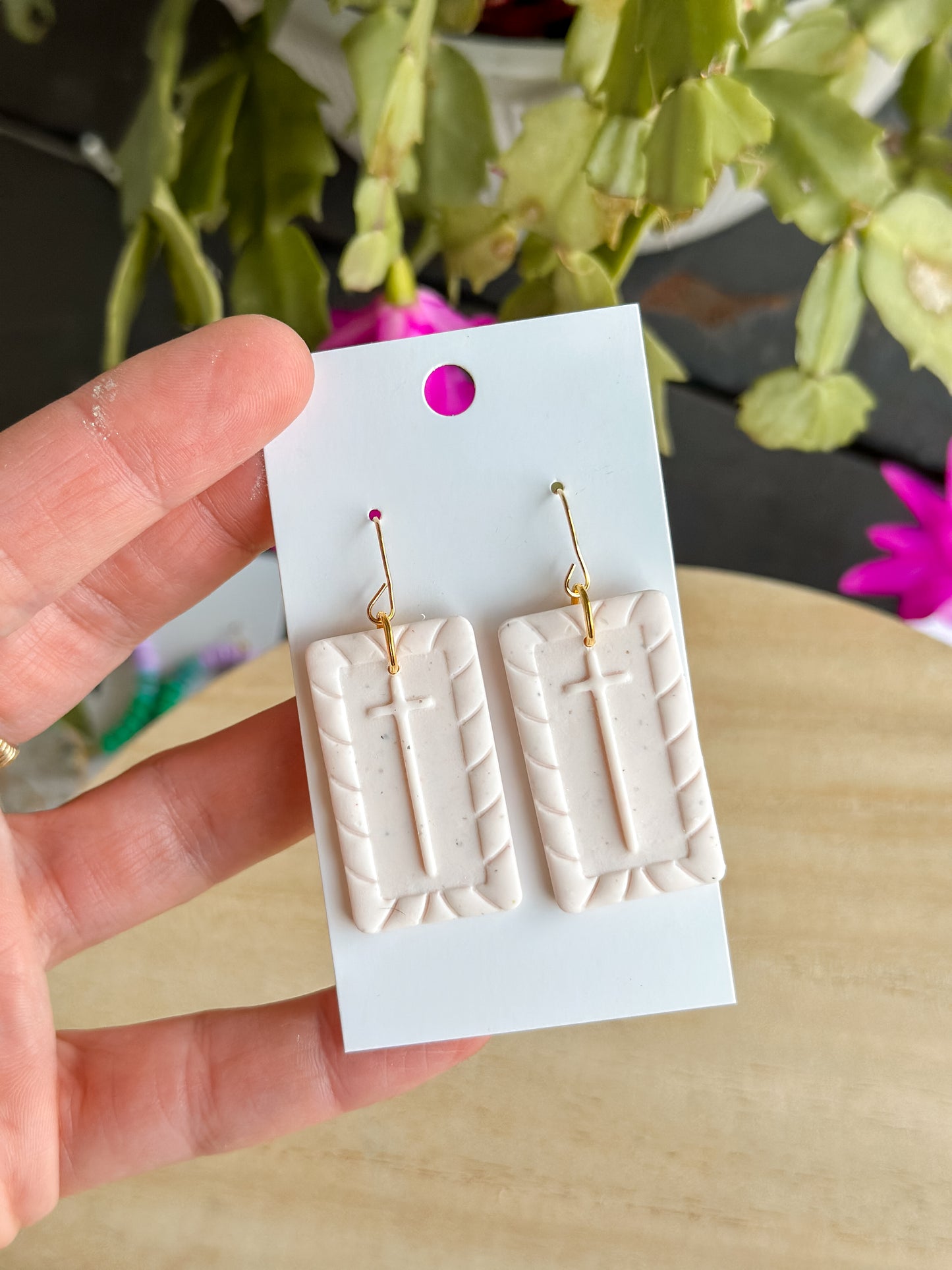 White Rectangle Cross