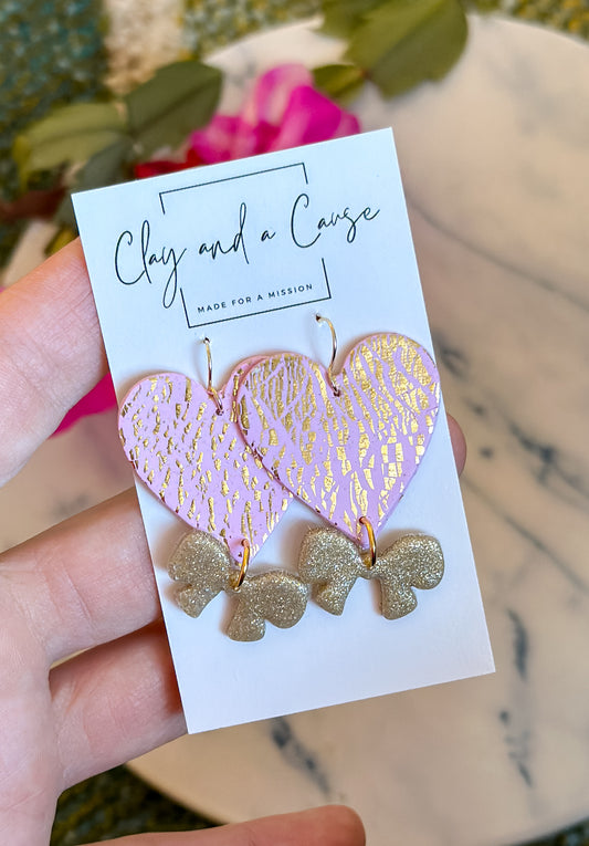 Pink shimmer gold