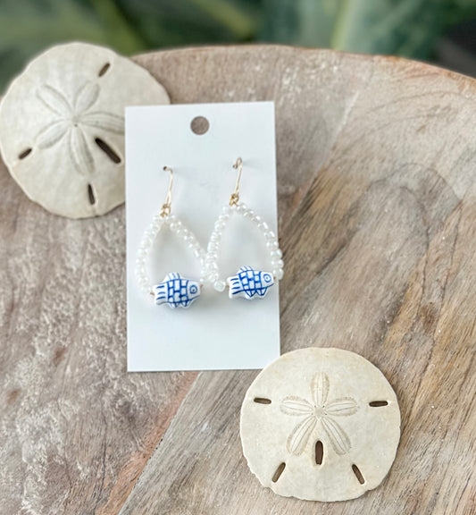 Pearl Bead and Fish