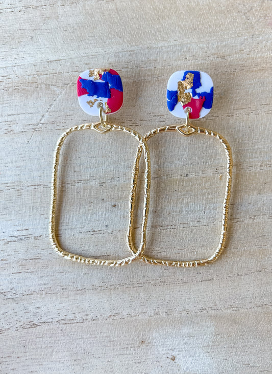 Red and Blue Dangle